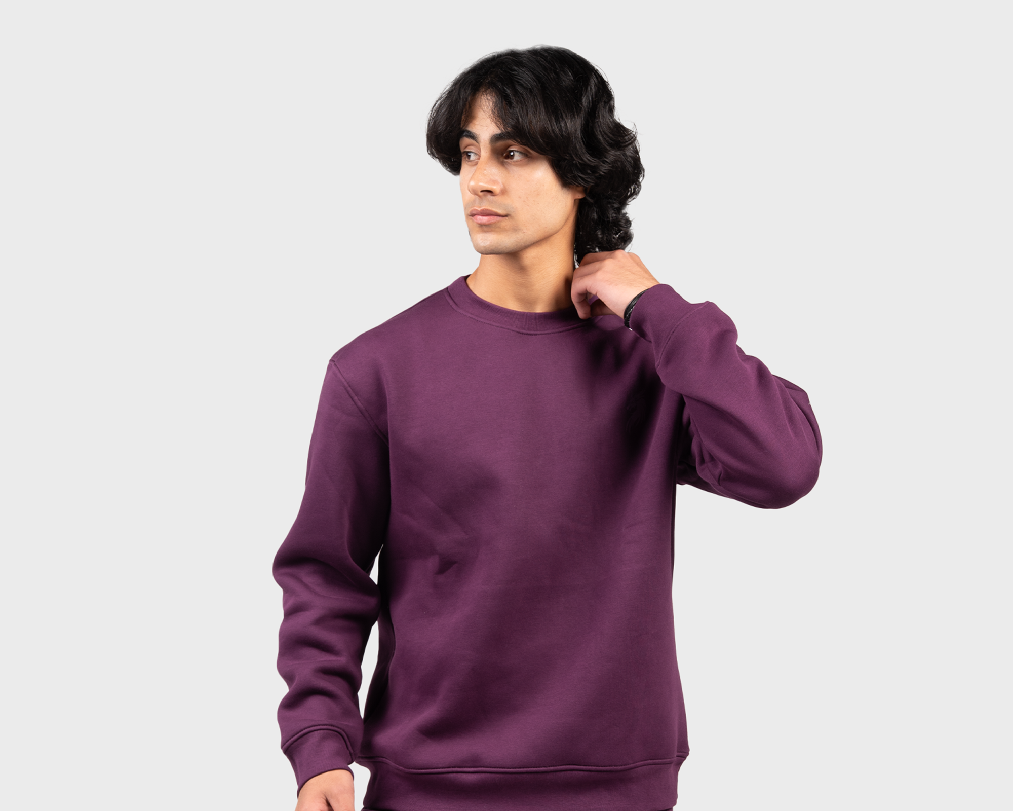 Basic Sweatshirt Royal Purple
