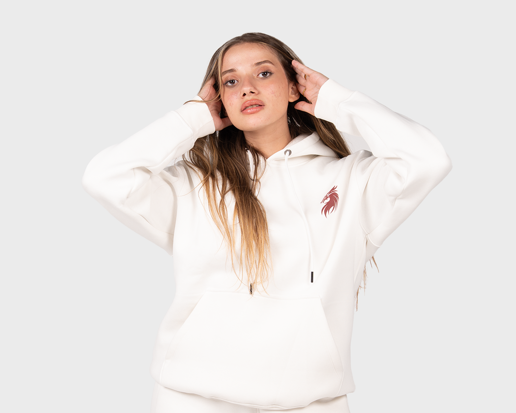 Basic Hoody Offwhite