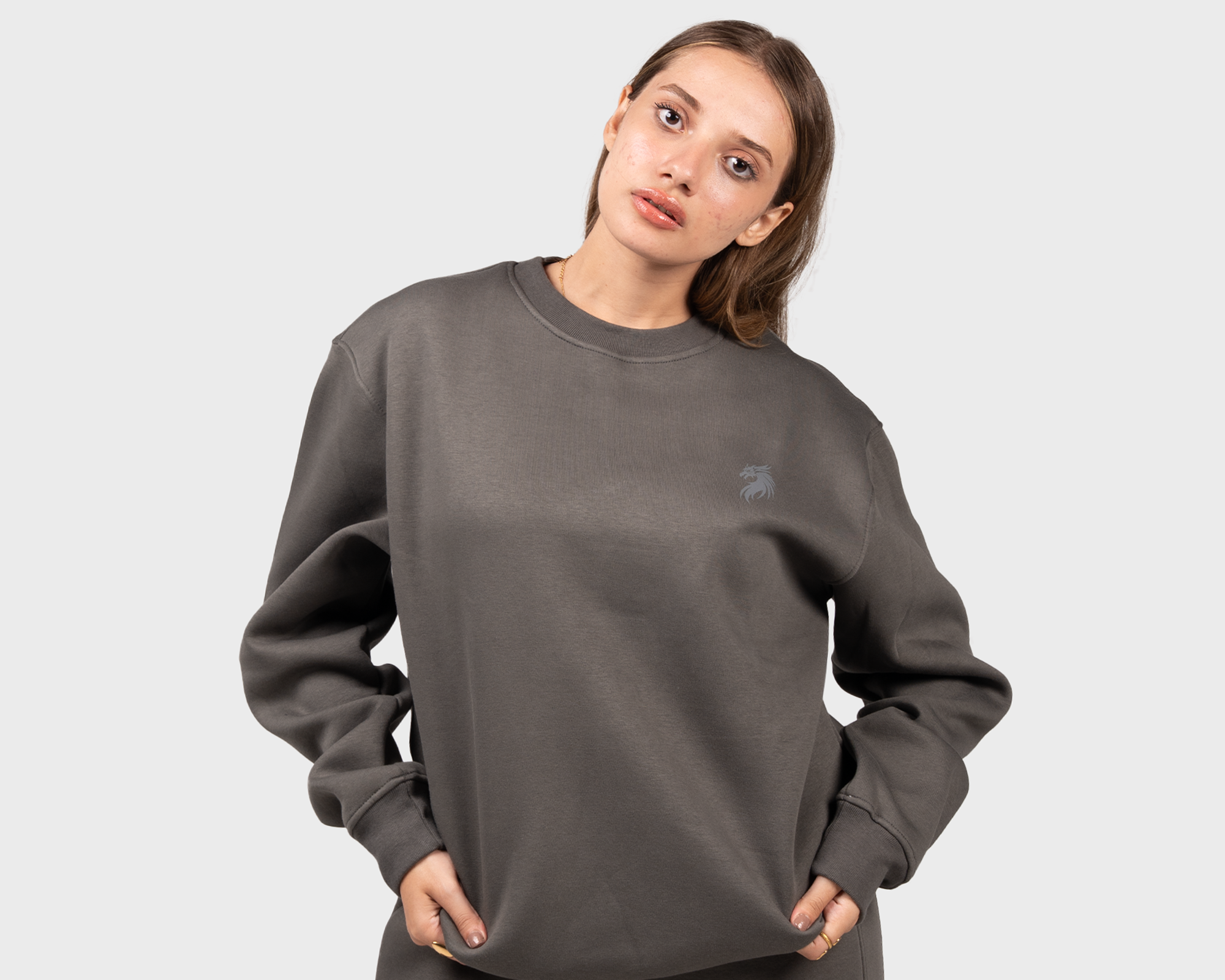 Basic Sweatshirt Gray