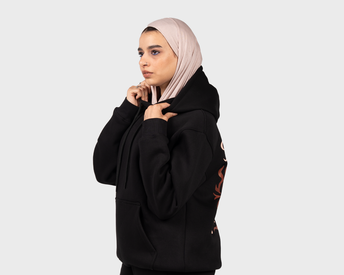 No Cage Just Rage Hoody Black