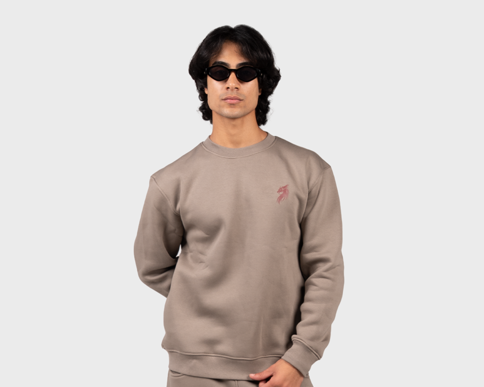 Basic Sweatshirt Beige