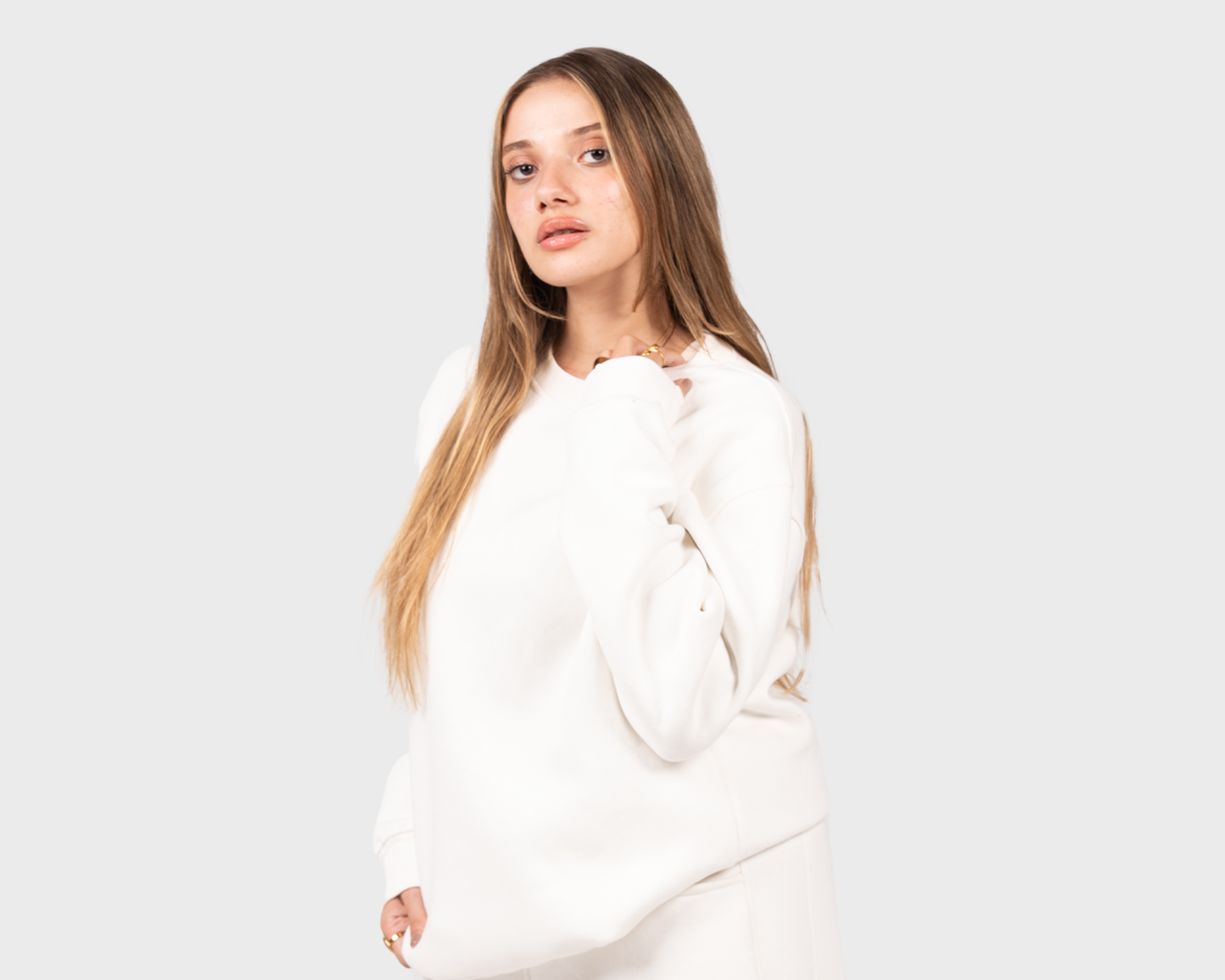 Basic Sweatshirt Offwhite