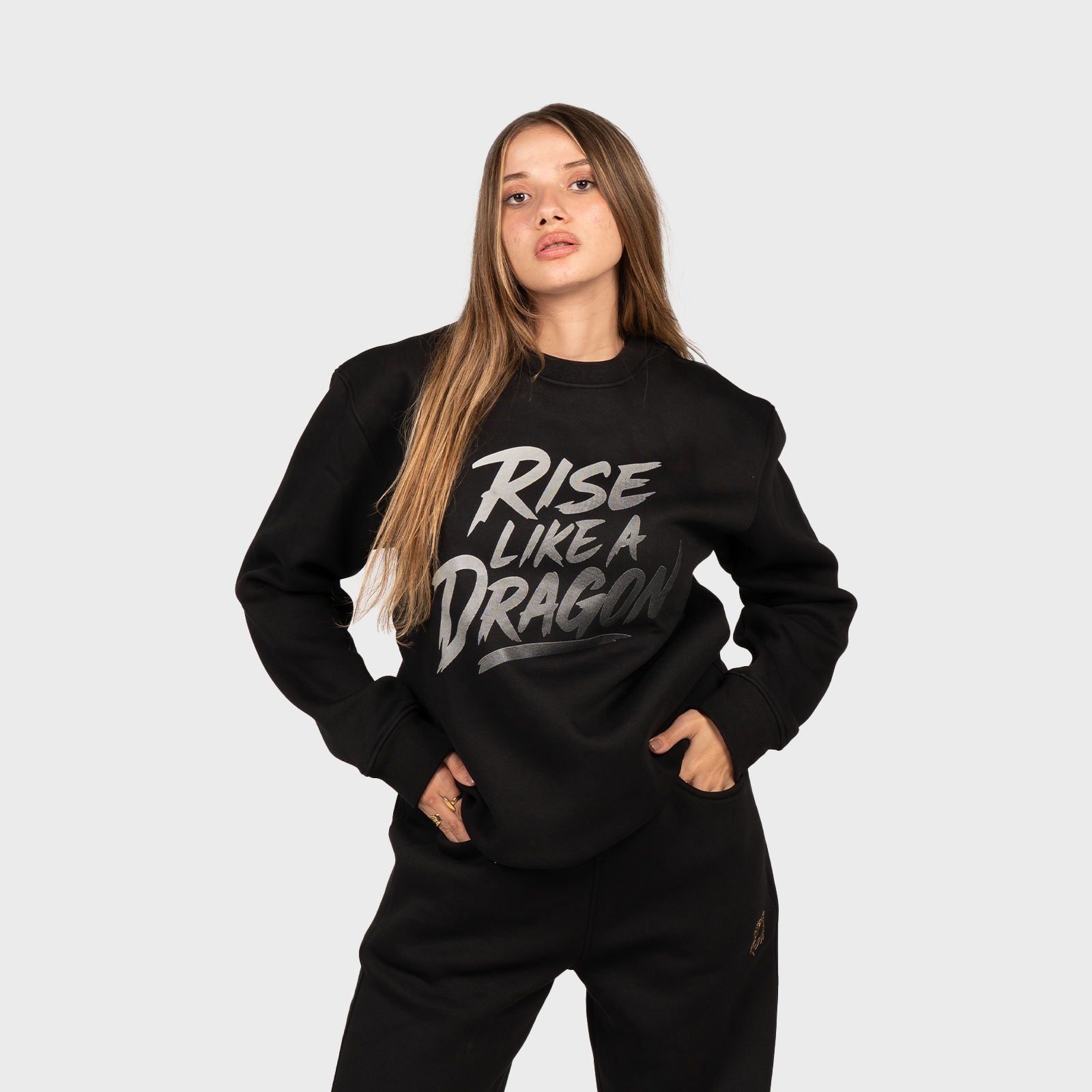 RISE LIKE A DRAGON Sweatshirt Black