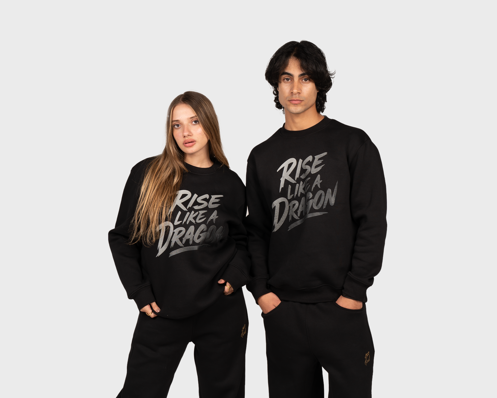 RISE LIKE A DRAGON Sweatshirt Black
