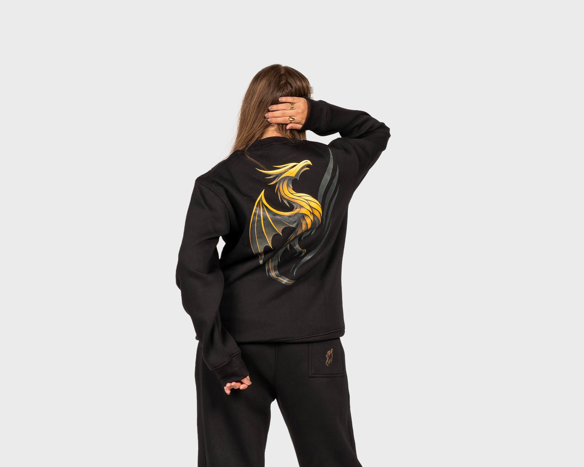 RISE LIKE A DRAGON Sweatshirt Black