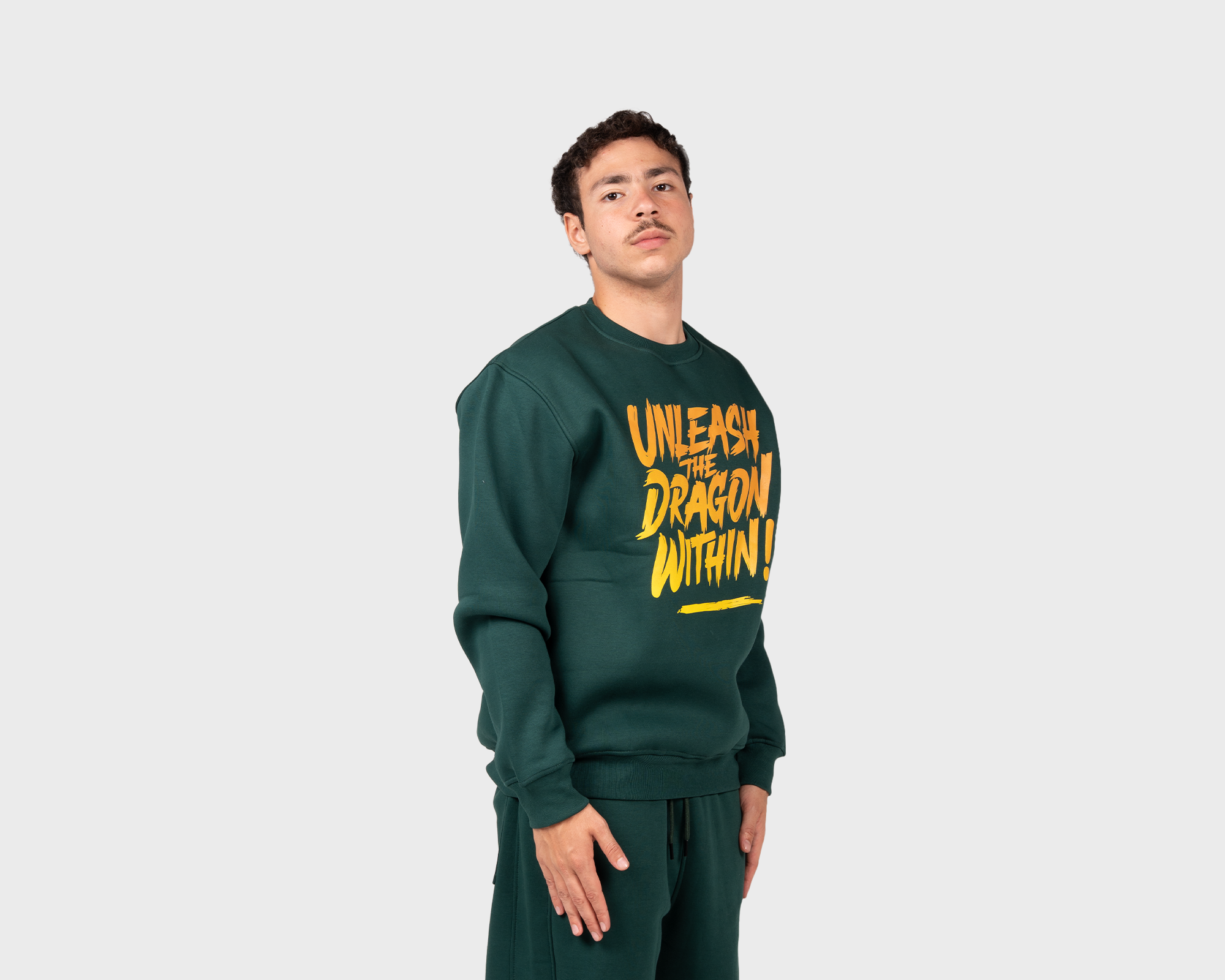 Unleash the Dragon Within Sweatshirt Emreald