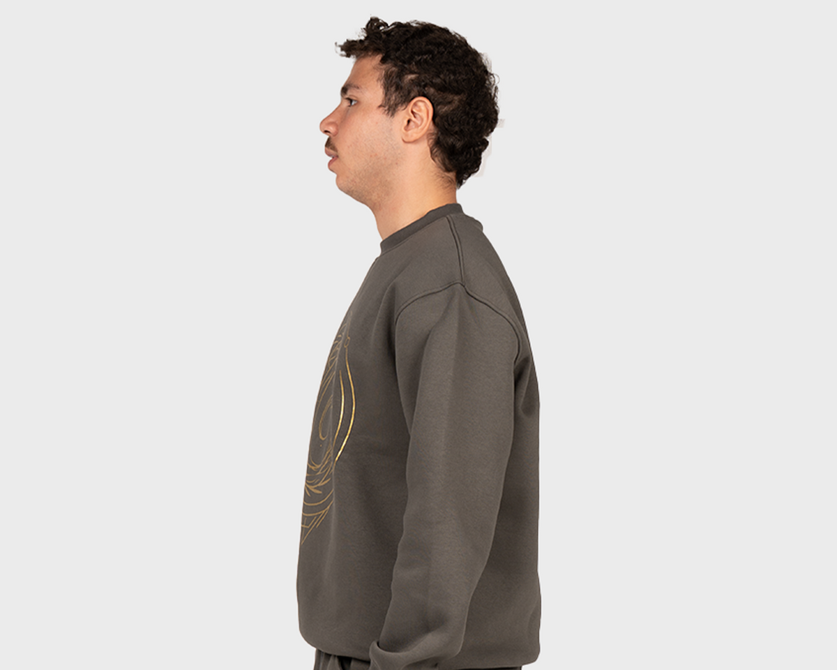 Dragon Galaxy Sweatshirt Gray