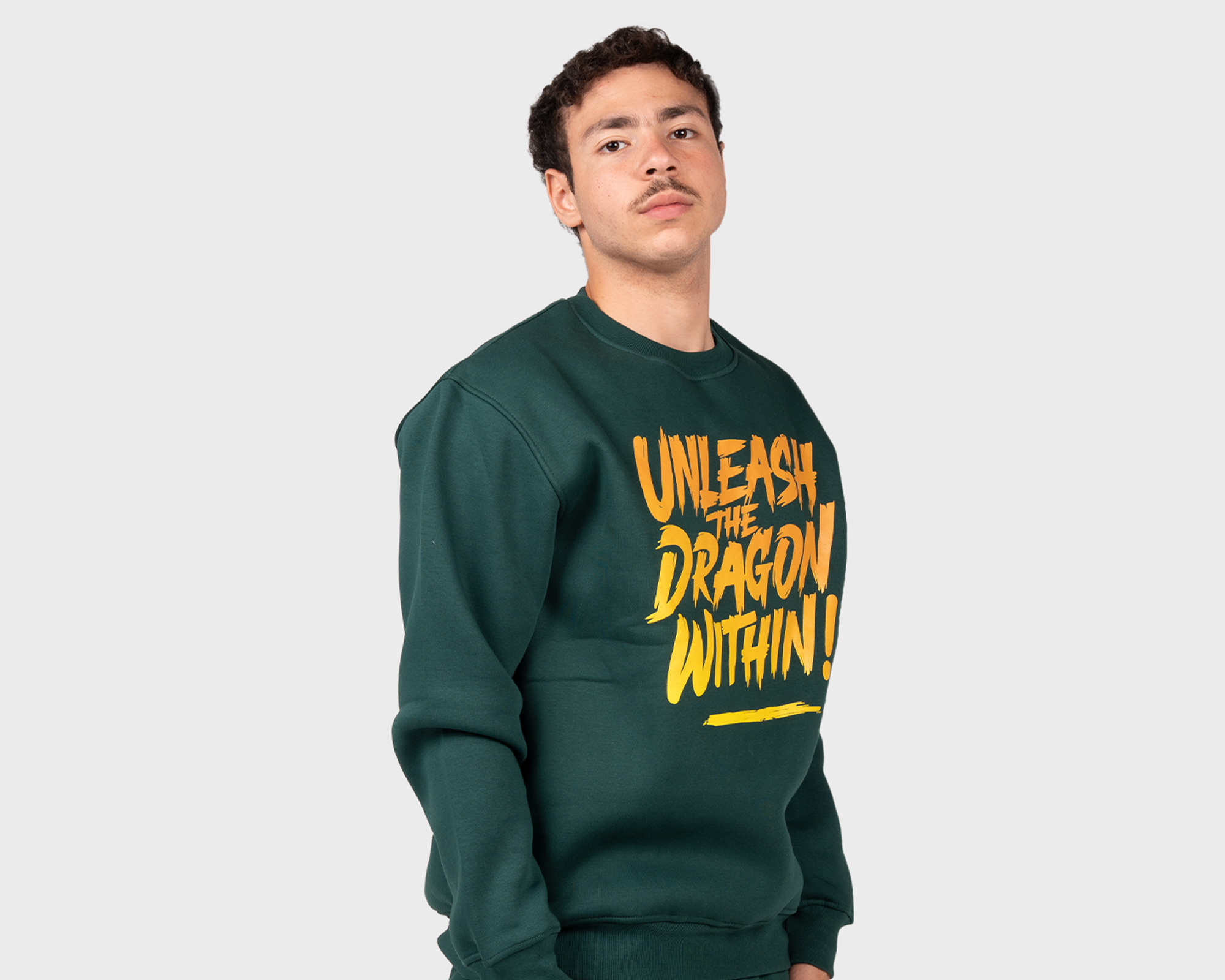 Unleash the Dragon Within Sweatshirt Emreald