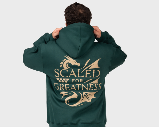 Scaled for Greatness Hoody  Emreald