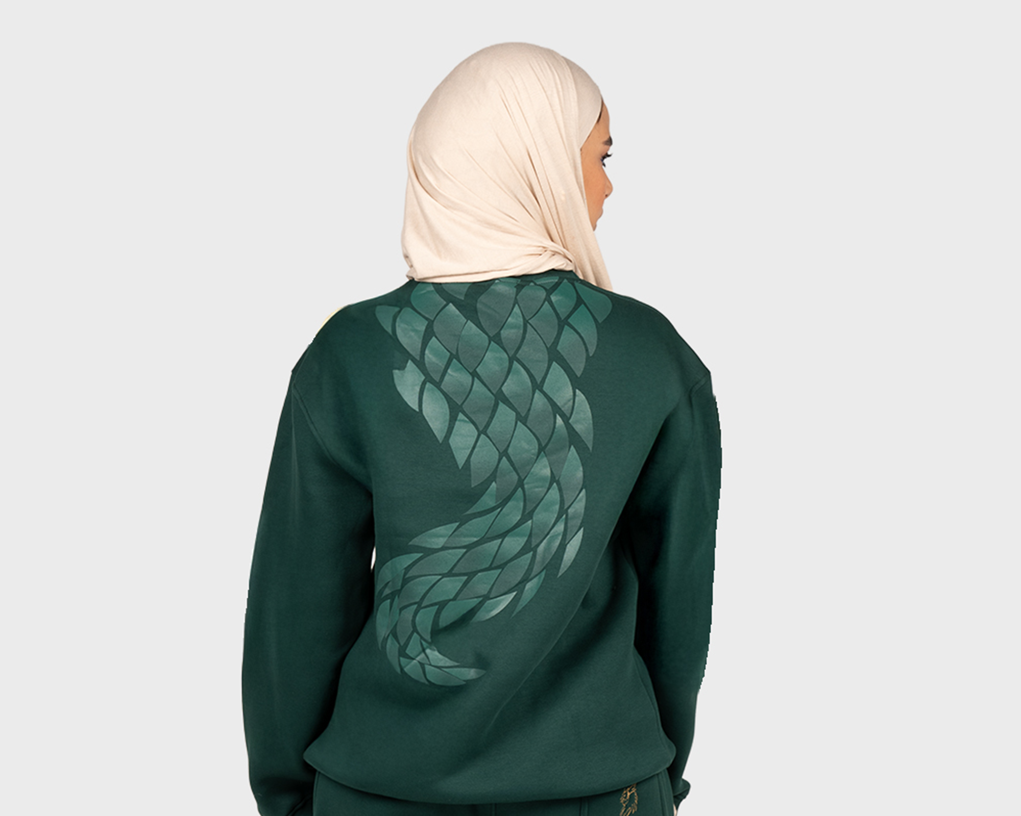 Scales Sweatshirt Emreald