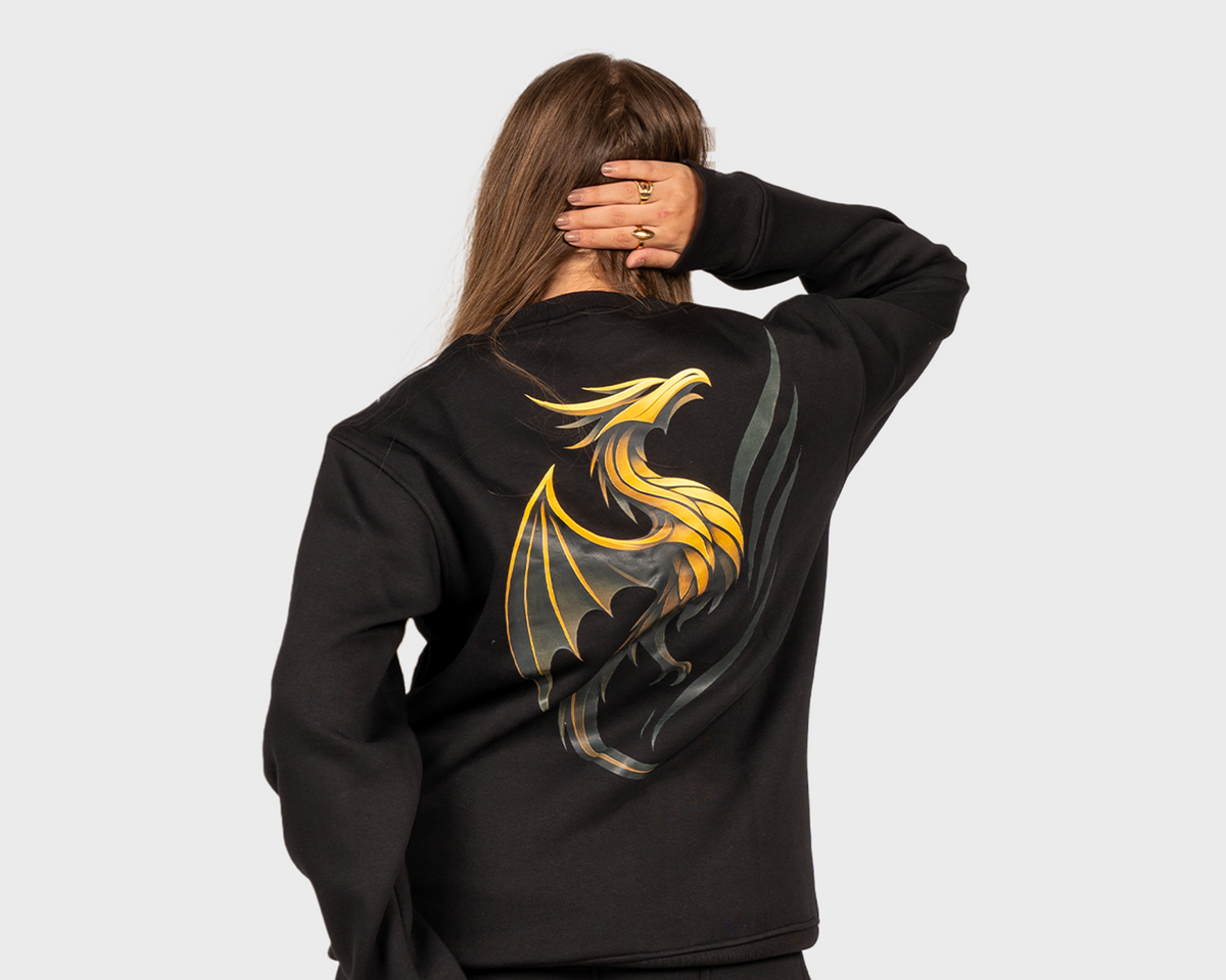 RISE LIKE A DRAGON Sweatshirt Black