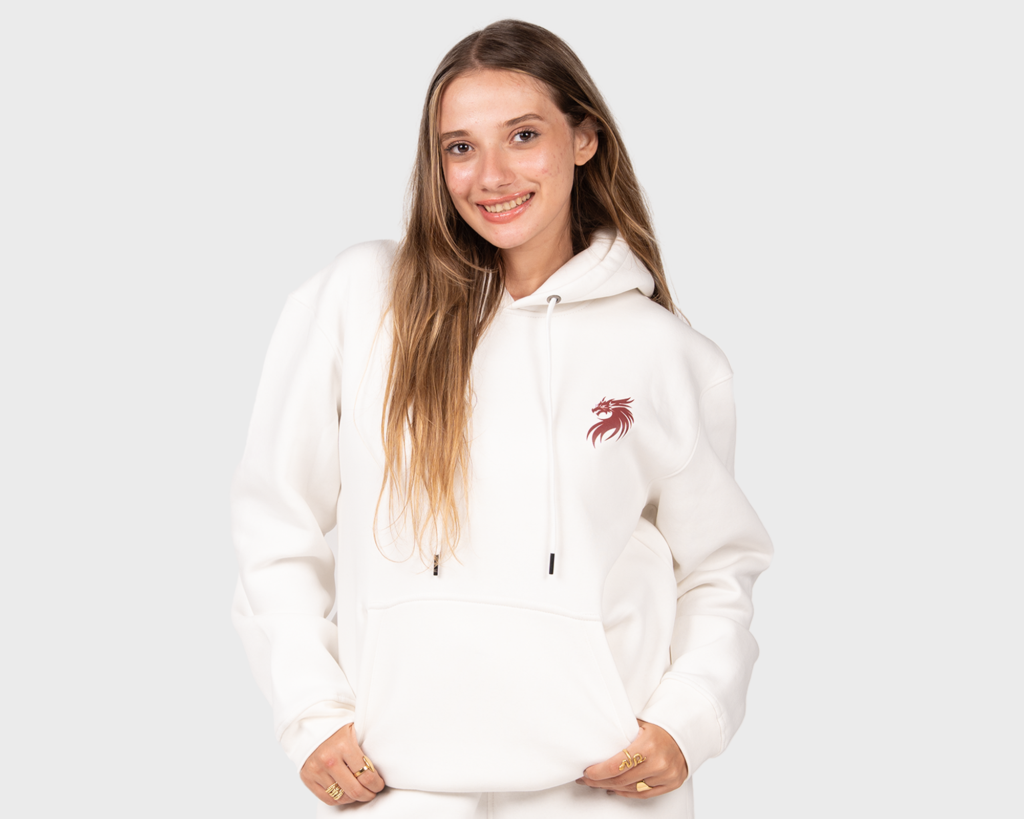 Basic Hoody Offwhite