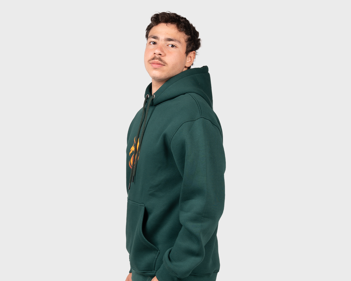 Firey soul Hoody Emreald