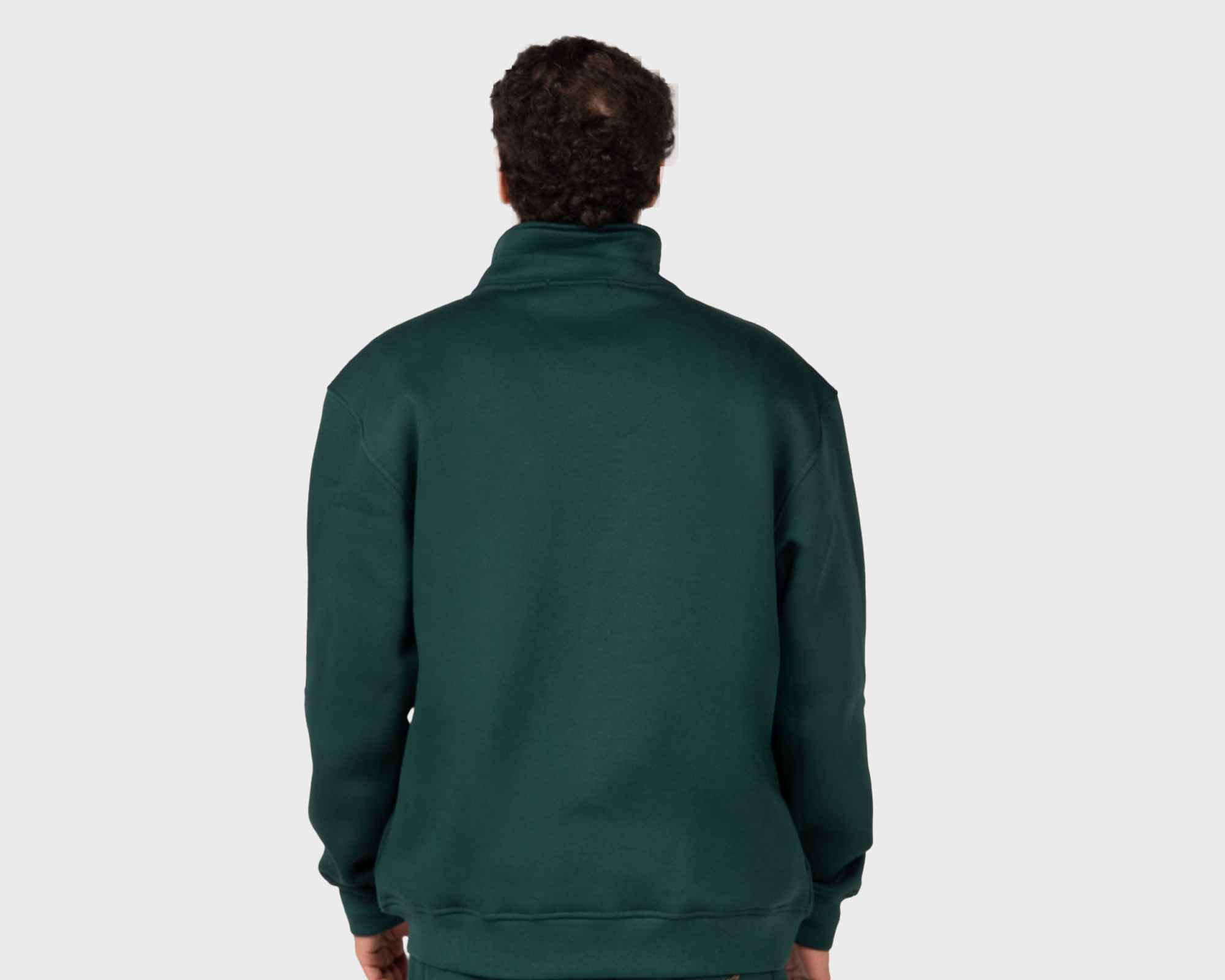 Basic Zippered Sweatshirt