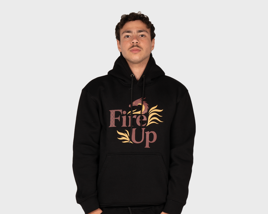 Fire up Hoody Black
