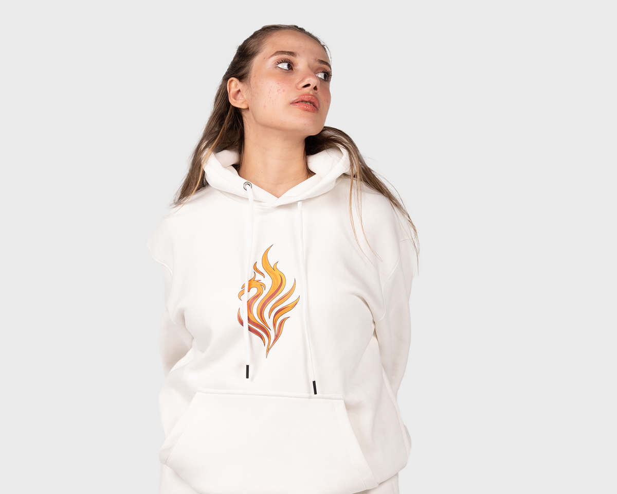 Firey soul Hoody Offwhite