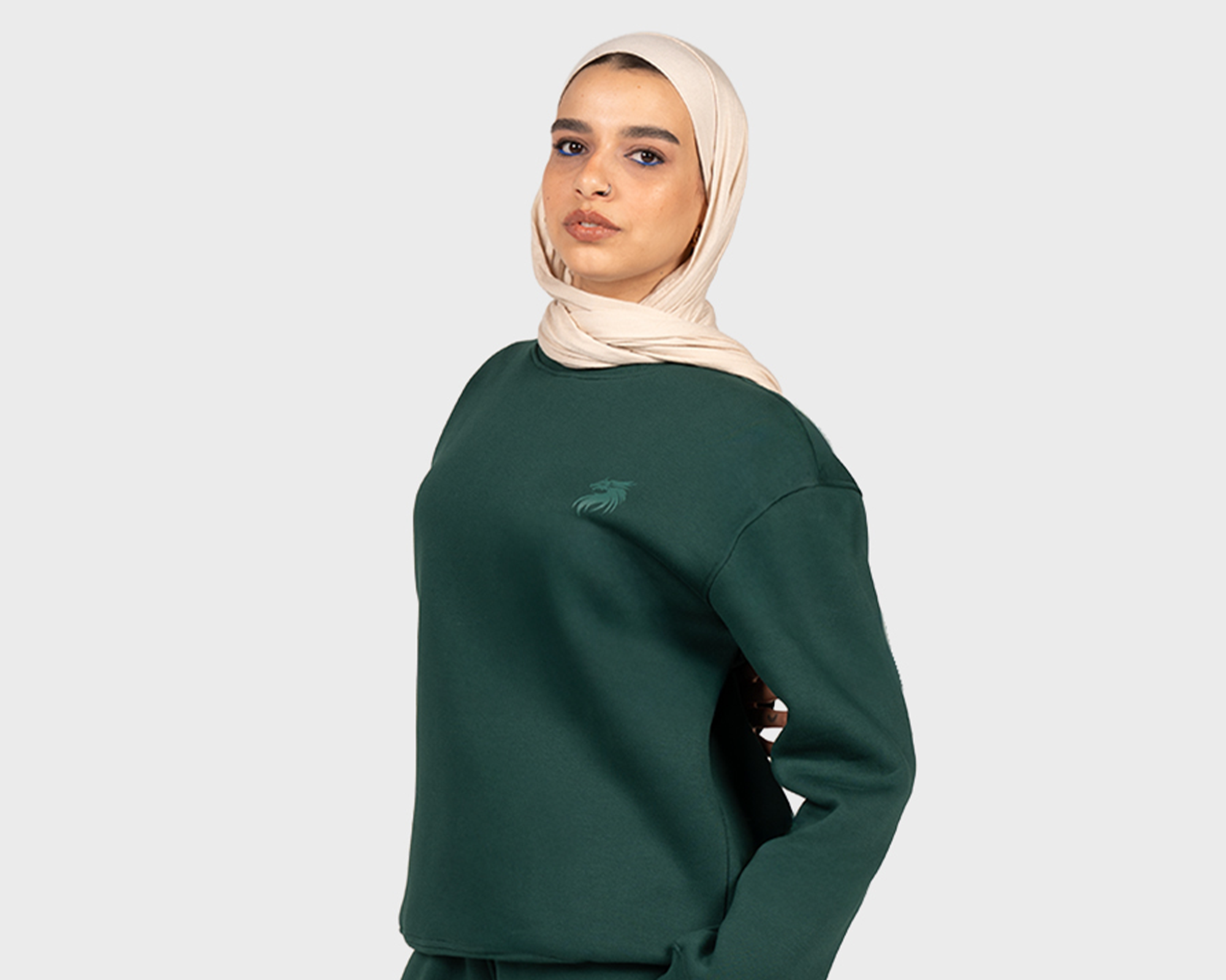 Scales Sweatshirt Emreald