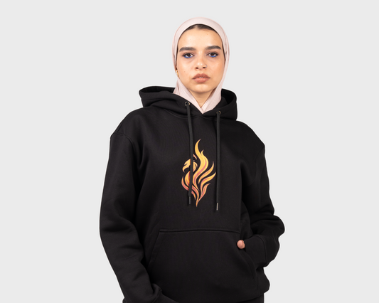 Firey Soul Hoody Black