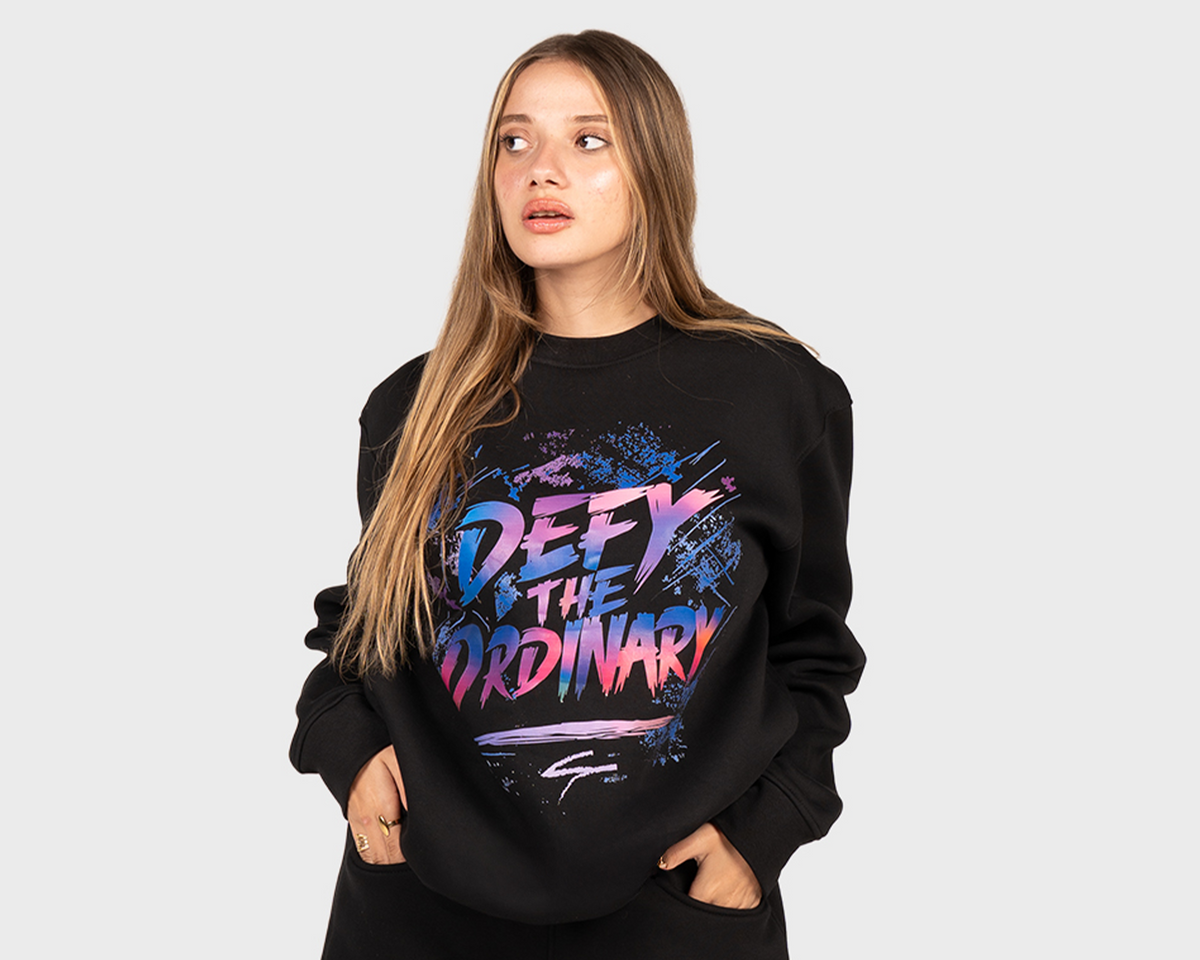 Defy the Ordinary Sweatshirt Black