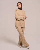 Jacquard Women Suit - Sahara