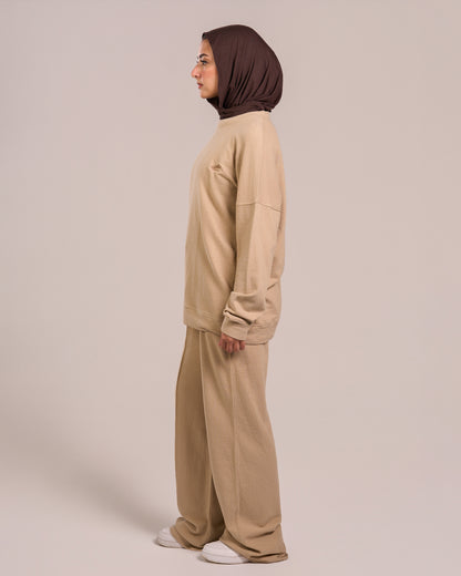 Jacquard Women Suit - Sahara