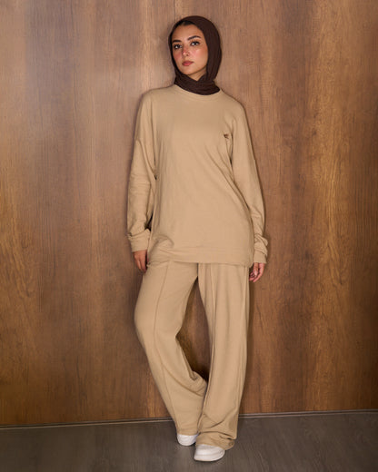 Jacquard Women Suit - Sahara