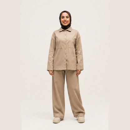 Linen Look Cotton Set