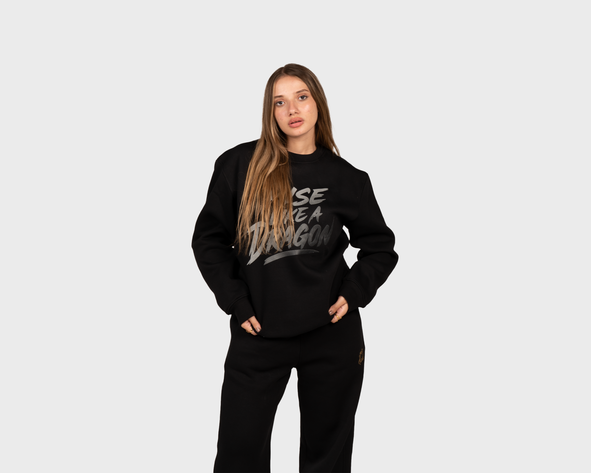 RISE LIKE A DRAGON Sweatshirt Black